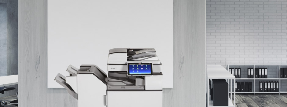 Ricoh Multifunction Copier in an open office Multifunction Printers